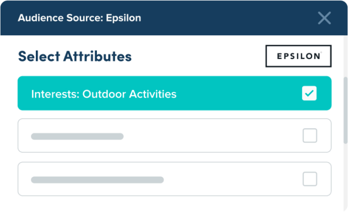 Audience Source: Epsilon