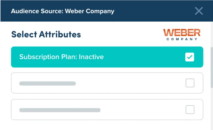 Audience Source: Weber Company